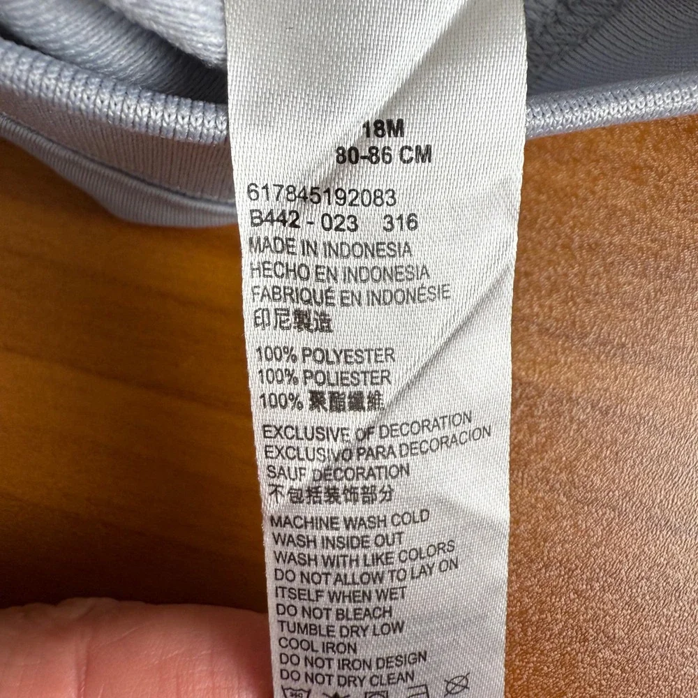 Nike Baby Infant Track Jacket 18M‎ Black Gray Neon Green Zip Up